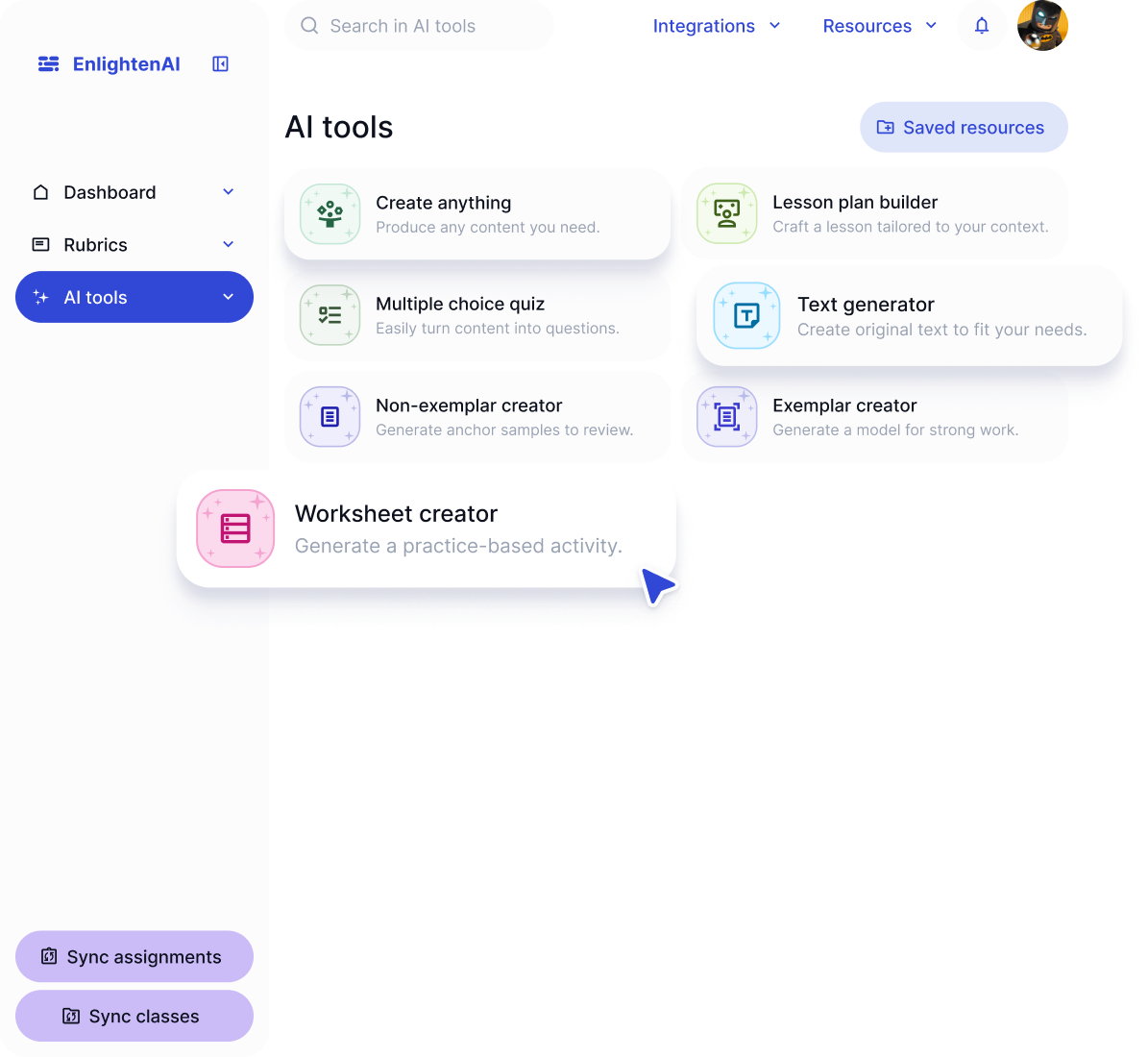 AI teaching tools